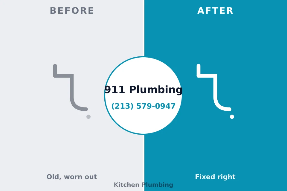 Before and after: plumbing company Bridgehampton, NY
